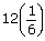 12(1/6)