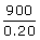 900/0.20
