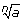 radical sign with index n, radicand a