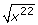 square root of 22