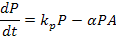 equation illustrating narrative at right 