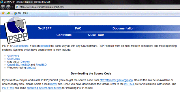 pspp statistical software download